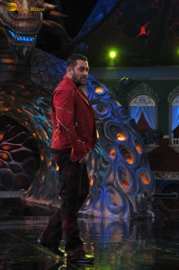 Salman Khan on the sets of Bigg Boss 17