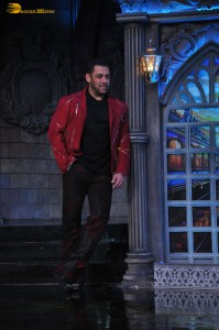 Salman Khan on the sets of Bigg Boss 17