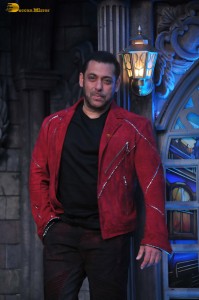 Salman Khan on the sets of Bigg Boss 17