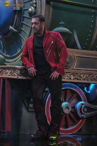 Salman Khan on the sets of Bigg Boss 17