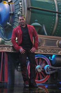Salman Khan on the sets of Bigg Boss 17