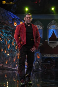 Salman Khan on the sets of Bigg Boss 17
