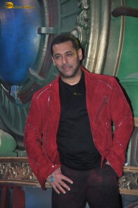 Salman Khan on the sets of Bigg Boss 17