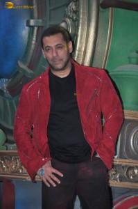 Salman Khan on the sets of Bigg Boss 17
