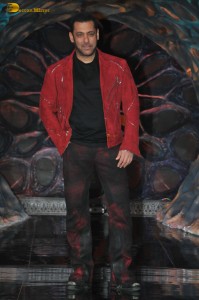 Salman Khan on the sets of Bigg Boss 17