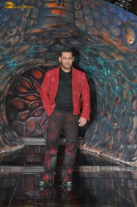 Salman Khan on the sets of Bigg Boss 17