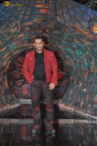 Salman Khan on the sets of Bigg Boss 17