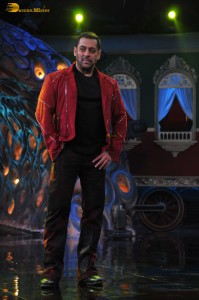 Salman Khan on the sets of Bigg Boss 17