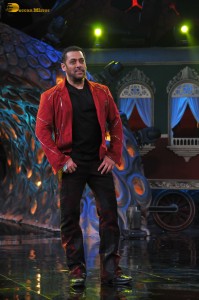 Salman Khan on the sets of Bigg Boss 17