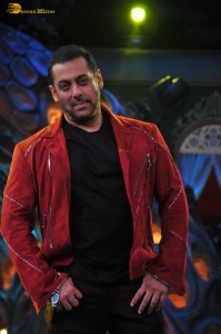 Salman Khan on the sets of Bigg Boss 17