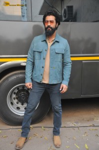 Vicky Kaushal and Fatima Sana Shaikh promote Sam Bahadur at Mehboob Studio