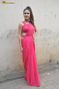 Vicky Kaushal and Fatima Sana Shaikh promote Sam Bahadur at Mehboob Studio