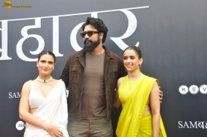 Sam Bahadur Teaser Launch attended by Vicky Kaushal, Fatima Sana Shaikh, and Sanya Malhotra