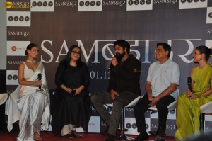 Sam Bahadur Teaser Launch attended by Vicky Kaushal, Fatima Sana Shaikh, and Sanya Malhotra