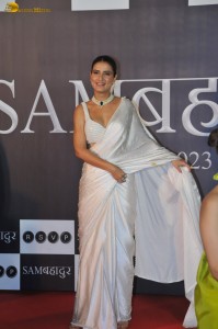 Sam Bahadur Teaser Launch attended by Vicky Kaushal, Fatima Sana Shaikh, and Sanya Malhotra