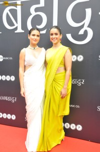 Sam Bahadur Teaser Launch attended by Vicky Kaushal, Fatima Sana Shaikh, and Sanya Malhotra