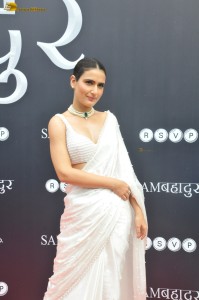 Sam Bahadur Teaser Launch attended by Vicky Kaushal, Fatima Sana Shaikh, and Sanya Malhotra