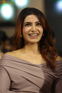 actress Samantha Ruth Prabhu glamorous looks at a movie event