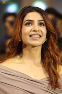 actress Samantha Ruth Prabhu glamorous looks at a movie event