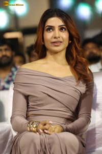 actress Samantha Ruth Prabhu glamorous looks at a movie event