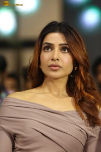 actress Samantha Ruth Prabhu glamorous looks at a movie event