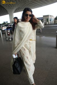 Indian actress samantha in a white salwar dress