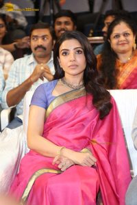 actress samantha beautiful in a pink saree