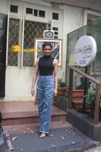 Samantha Ruth Prabhu after a photoshoot in Mumbai