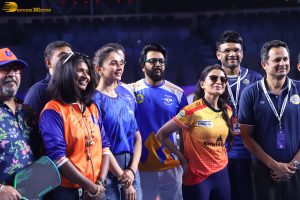 Samantha and Rakul attend Pickleball League 2nd Season Match
