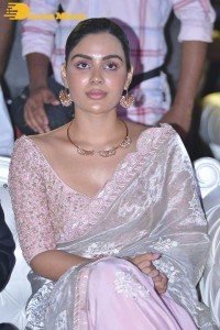 Samyuktha Menon in a light pink saree