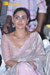 Samyuktha Menon in a light pink saree