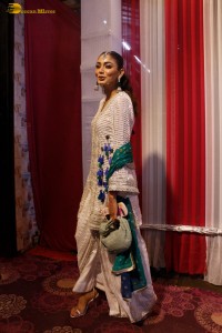 bigg boss winner and actress Sana Makbul beautiful in a traditional white dress