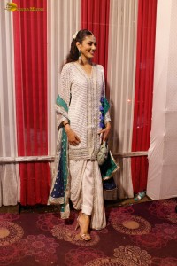 bigg boss winner and actress Sana Makbul beautiful in a traditional white dress