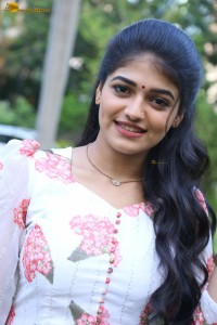 telugu actress Sangeerthana Vipin in a salwar dress