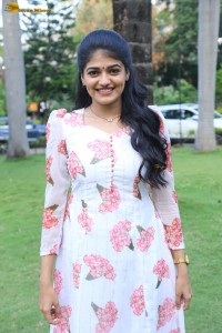 telugu actress Sangeerthana Vipin in a salwar dress