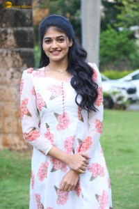 telugu actress Sangeerthana Vipin in a salwar dress
