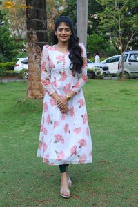 telugu actress Sangeerthana Vipin in a salwar dress