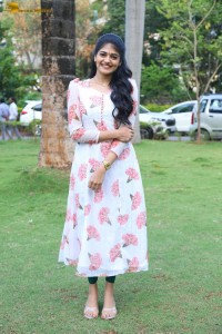 telugu actress Sangeerthana Vipin in a salwar dress