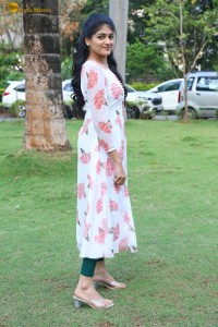 telugu actress Sangeerthana Vipin in a salwar dress