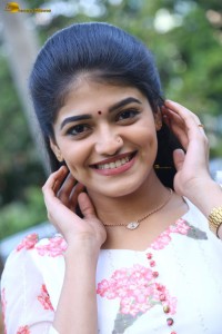 telugu actress Sangeerthana Vipin in a salwar dress