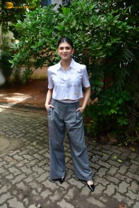 actress Sanjana Sanghi stylish in shirt and trousers