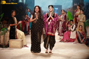 Sanjana Sanghi walks the ramp at Lakme Fashion Week 2022