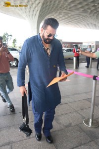 Bollywood Star Sanjay Dutt was spotted at the Mumbai Airport on July 8, 2023