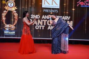 Santosham OTT Awards 2023 attended by Murali Mohan, JD Chakravarthy, Anasuya Bharadwaj, Hamsa Nandini, and Jayasudha