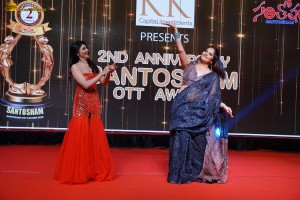 Santosham OTT Awards 2023 attended by Murali Mohan, JD Chakravarthy, Anasuya Bharadwaj, Hamsa Nandini, and Jayasudha