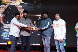 Santosham OTT Awards 2023 attended by Murali Mohan, JD Chakravarthy, Anasuya Bharadwaj, Hamsa Nandini, and Jayasudha