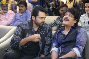Sardar movie pre-release attended by Karthi, Nagarjuna Akkineni and Rajisha Vijayan