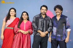 Sardar movie pre-release attended by Karthi, Nagarjuna Akkineni and Rajisha Vijayan