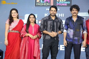 Sardar movie pre-release attended by Karthi, Nagarjuna Akkineni and Rajisha Vijayan