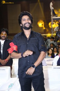 Saripodhaa Sanivaaram Pre-Release Function attended by Nani, Priyanka Arul Mohan, SJ Suryah, and Ali